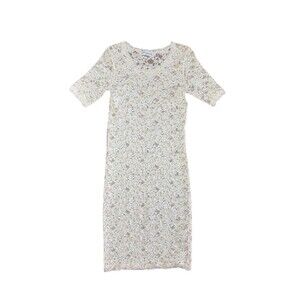 Rosemunde Copenhagen Cream Lace Bodycon Dress Med Boho Beach  EUC